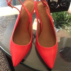 Sling back high heels